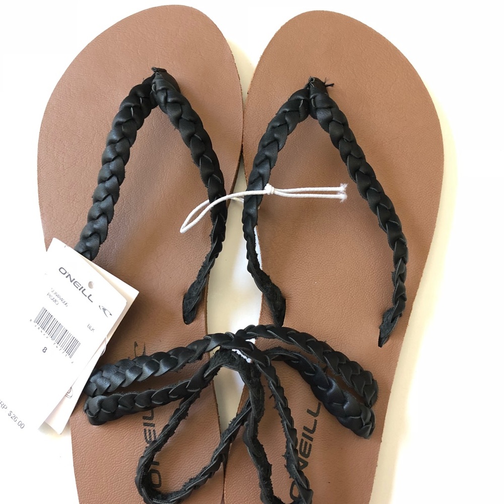 O’Neill Black Sandals NWT